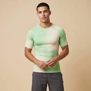 Custom Men Performance Sports Tee Compression Half Sleeve Running Fitness Gym Training Apparel - Product Image 5