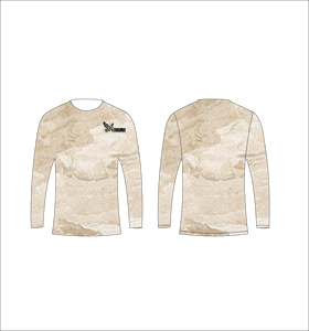 Maillot de sport personnalisé à manches longues en sublimation, léger, avec motif cercles bleus et foncés – Fournisseur de vêtements en gros - Product Image 6