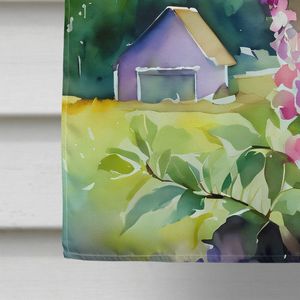 Idaho Syringa acuarela gran porche manga poste decorativo patio Banner Multicolor colgante de pared poliéster casa signo Multicolor - Product Image 4