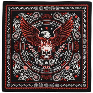 Vente en gros de foulards bandana en coton de 55 cm, imprimés sur mesure, carrés, en tissu doux, sublimation, pour le sport et le streetwear - Product Image 1