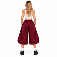 Shorts amples pour femmes en gros – Style streetwear viral, pantalon de survêtement à jambe large, coupe décontractée, couleur unie, culottes modernes pour femmes