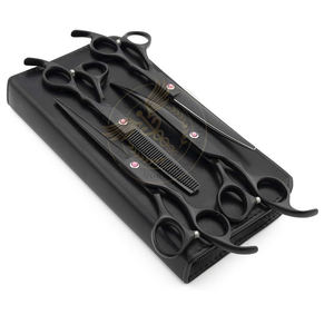 Ciseaux professionnels pour toilettage des animaux de compagnie, 7 pouces, 4 pièces, happy dog - Product Image 3