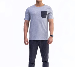 High Quality 100% Cotton Loose Fit Summer Men's T-Shirts Customizable Crew Neck <b>Short</b> Sleeve Anti-Pilling Embroidery - Product Image 2