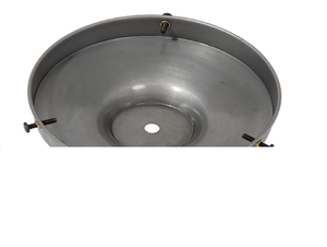 Soporte de latón para pantalla de lámpara, níquel pulido, 6 pulgadas, para interruptor de 1-3/4 pulgadas de alto, orificio central de 7/16 pulgadas, se ajusta a 1/8IP - Product Image 5