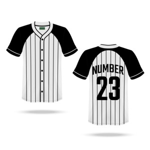 Camiseta de Béisbol Personalizada de Malla Transpirable, Franjas Blancas y Naranjas, Manga Corta, Cierre de Botones, Poliéster, Uniforme de Equipo Unisex para Adultos - Product Image 2