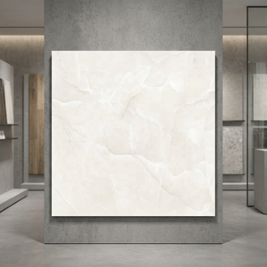 Pour le salon Design marron moderne 600x600mm Carreaux d'intérieur 24x24 Porcelaine polie Aspect marbre 60x60 Carreaux de granit - Product Image 2