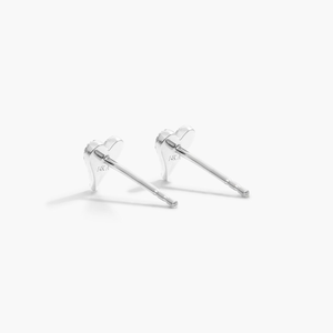 Elegantes Pendientes de Plata 925 con Moissanita en Forma de Corazón, Diseño Geométrico Clásico Unisex, Engaste Pavé Brillante, Joyería Fina para Regalo - Product Image 6