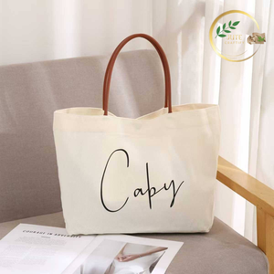 Bolsa de Compras Plegable Ligera de Lona de Yute para Viajes y Artículos Esenciales Diarios - Product Image 2