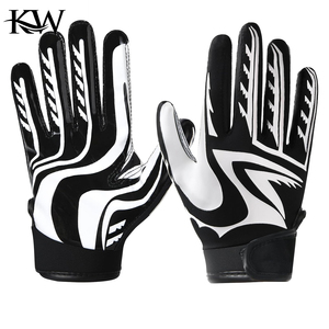 Guantes de Fútbol Americano con Acolchado Adhesivo y Características Antideslizantes, Impermeables, Elásticos, con Correa Ajustable para la Muñeca, para Rugby en Interiores - Product Image 1