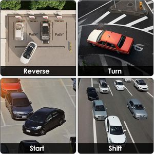 2 Pack Wide-Angle Convex <b>Side</b> View Car Mirrors Self Adhesive Blind Spot Mirrors with Adjustable Angle - Product Image 2