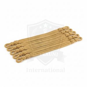High Quality Double <b>Braided</b> Nylon/Cotton <b>Cord</b> Coated Twisted Draw Cords Pattern Design for Ceremonial Uniforms Customizable - Product Image 3