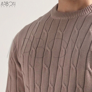Pulls tricotés d'hiver pour homme, couleur rose poudré, qualité supérieure, confortables, infroissables, fournisseur de premier plan pour adultes - Product Image 4