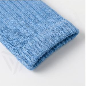 Calcetines de punto transpirables para mujer, de lana y nailon, suaves, cálidos, que absorben la humedad, informales, para caminar a diario, duraderos, en pares de colores personalizados - Product Image 4