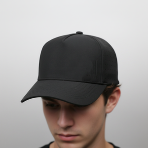 Breathable Perforated Athletic <b>Snapback</b> <b>Cap</b> Lightweight Performance Sports Baseball Hat Ventilated <b>Snapback</b> Training Headwear - Product Image 4
