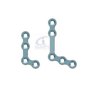 CLASTY INSTRUMENTS Placa de puente recta mini en forma de Y y en forma de T de acero inoxidable para cirugía maxilofacial, Placa CMF para reconstrucción - Product Image 4