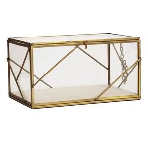 Rectangular Metal Jewelry <b>Box</b> Storage Organizer Case for Rings <b>Earrings</b> Necklace Accessories - Product Image 4