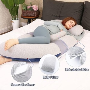 Almohada de Maternidad en Forma de U para Lactancia, Soporte Cómodo para la Espalda, Cojín de Lactancia para Dormir Durante el Embarazo - Product Image 3