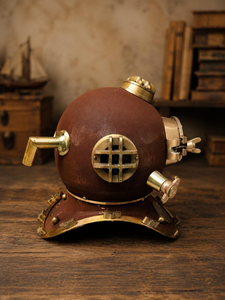Réplica del Casco de Buceo Mark V, Casco de Buceo de Aluminio para Aguas Profundas, Decoración Náutica Marítima, Pieza Coleccionable Vintage - Product Image 4