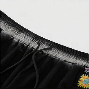 Casual Loose Canvas <b>Drawstring</b> Knitted Oversized Bulk Custom Heavyweight 100% Cotton Running Shorts uploaded by Dress Sports - Product Image 4