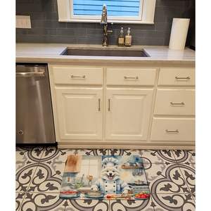 Alfombra de cocina de espuma viscoelástica de Chef esquimal americano, cojín antifatiga lavable a máquina, alfombra de baño cómoda - Product Image 2