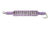 Bracelet unisexe tendance en or plaqué 18 carats, serti de diamants de laboratoire de couleur fantaisie, zircon, fait main, pour mariage, fiançailles, usage quotidien