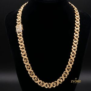 Luxury Gold Cuban Link Chain <b>Necklace</b> for Men Hip Hop Fashion Jewelry Textured Miami Cuban Chain Premium <b>Statement</b> <b>Necklace</b> - Product Image 1