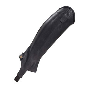 Adult Synthetic Leather Zip-Up <b>Half</b> <b>Chaps</b> for English Horse Riding Sports Outdoor Equestrian Leg Protection Durable Horse Riding - Product Image 1