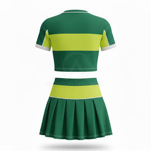 ชุดยูนิฟอร์มเชียร์ลีดเดอร์คุณภาพสูงสำหรับการแข่งขัน ออกแบบมาเพื่อความมั่นใจในการแสดงผลงานและการฝึกซ้อมในร่ม - Product Image 2