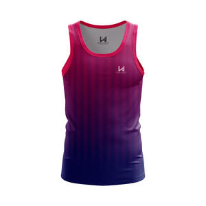 Débardeur de sport personnalisé pour homme – Qualité supérieure, écologique, séchage rapide, polyester respirant, tricoté, avec logo personnalisé - Product Image 2