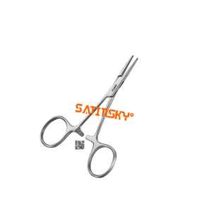 Pinzas hemostáticas CARREL 8,5 CM Instrumentos de microcirugía Manual de acero inoxidable Certificado CE Clase III de fuente confiable - Product Image 1