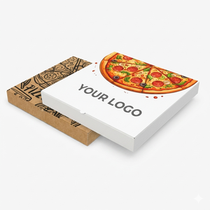 Boîtes d'emballage alimentaire en carton ondulé faites à la main, impression dorée, design personnalisé, matériaux écologiques recyclés de qualité supérieure, vente en gros - Product Image 6