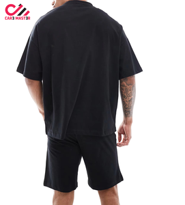 ชุดเซ็ตเสื้อผ้าผู้ชายลายพิมพ์แฟชั่นใหม่สำหรับฤดูร้อน 2 ชิ้น ดีไซน์ใหม่ สวมใส่สบาย ผ้าฝ้ายระบายอากาศ ชุดเซ็ตเสื้อและกางเกงขาสั้นลายพิมพ์สำหรับผู้ชาย - Product Image 3