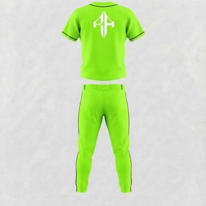 Ensemble de baseball pour hommes, matière 100% polyester, col en V de haute qualité, impression par transfert par sublimation par RIVIAN ATLANTIC - Product Image 3
