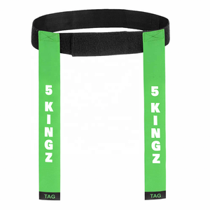 Ceinture de rugby 5Kingz Sports verte et noire, durable, écologique, légère, pour les matchs, promotionnelle, équipement de soutien pour les équipes sportives - Product Image 1