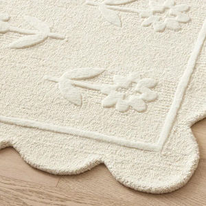 Alfombra de Lana de Nueva Zelanda Hecha a Mano, Diseño Floral Colorido, Alfombra Suave Hecha a Mano para Habitación Infantil, Decoración de Guardería - Product Image 1