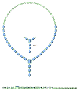 Angled Marquise Diamond Eternity <b>Choker</b> - Product Image 5