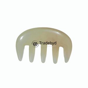 Tradebyd Professional Premium Quality Eco-Friendly Handmade <b>Wide</b> Tooth Resin Hair <b>Comb</b> for Smooth Styling Frizz Control Wedding - Product Image 6