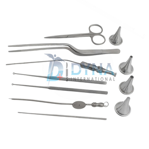 High Quality Dynaintl Myringotomy Instruments <b>Set</b> DI-2026-02-85 CE Certified ENT Manual Class I Instruments 11 Pcs - Product Image 3