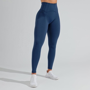 Nouvel Arrivage – Corset Femme Taille Haute Dos en V Grande Taille, Compression Brossée, Extensible dans les Quatre Sens, Uni, Longueur Cheville, en Polyamide, pour Gym et Yoga - Product Image 2