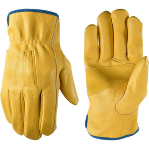 Gants de travail en cuir de vachette renforcé, résistants aux déchirures, antidérapants, durables, résistants à la chaleur et aux étincelles, protection des mains et des bras - Product Image 1