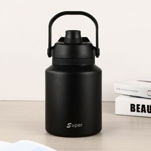 Portable <b>Outdoor</b> Sports 1200ml <b>Large</b> Capacity Luxury 316 Stainless Steel Vacuum Water Bottle with Straw - Product Image 2