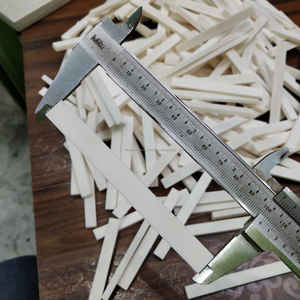 Sillín de Hueso de Búfalo Blanco Natural de 10 mm para Guitarra Hecho a Mano a Precio Económico - Product Image 6