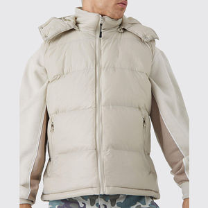 Veste d'hiver personnalisée de haute qualité pour hommes, avec fermeture éclair, rembourrée et duveteuse, option grandes tailles, vente en gros, directement du fabricant - Product Image 5