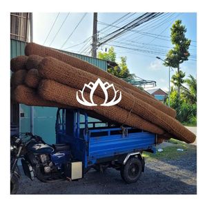 IN HIGH DEMAND Coir Fiber Log For Land Reinforcement And Sediment Control Clean Material For Riverbank <b>Work</b> - Product Image 1