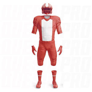 Nouveauté, uniforme de football américain de haute qualité, tissu respirant performant, équipement sportif d'équipe, uniformes sublimés en gros - Product Image 3