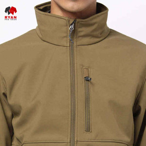Chaqueta Softshell de Diseño Personalizado Ryan Pro Gear para Hombre, Tejido Transpirable, Cierre de Cremallera con Logotipo Personalizado, Ropa Casual - Product Image 5