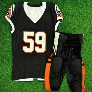 Uniformes de football personnalisés en twill, style vêtements de football américain pour les écoles et les clubs, uniformes de football américain en gros - Product Image 2