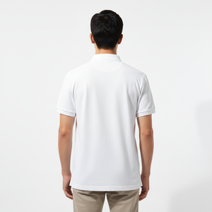 Chemise décontractée pour homme en coton tricoté 100 % avec logo personnalisé imprimé, broderie, poche, anti-plis, manches courtes, haute qualité - Product Image 2