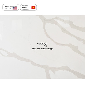 Dalle de quartz Jumbo NV807 3500x2000mm, dalle de pierre de quartz synthétique pour la fabrication hôtelière - Product Image 2