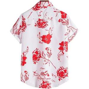 Service OEM – Ensemble décontracté homme été : T-shirt et short en coton tricoté floral respirant – Style mode - Product Image 5